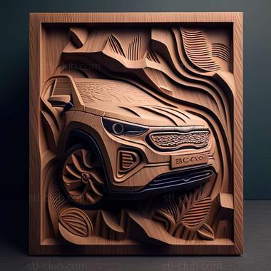 3D модель Kia Stonic (STL)